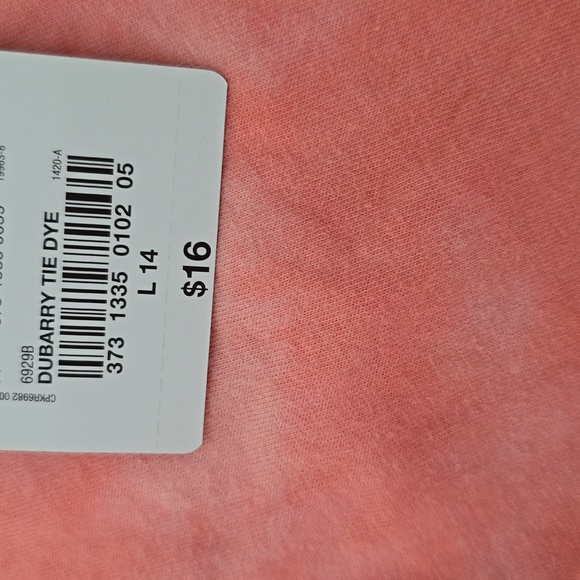 THEREABOUTS BRAND GIRLS PINK FLORAL & PEACH SUMMER TANK TOPS SIZE LARGE 14 - Picture 13 of 14